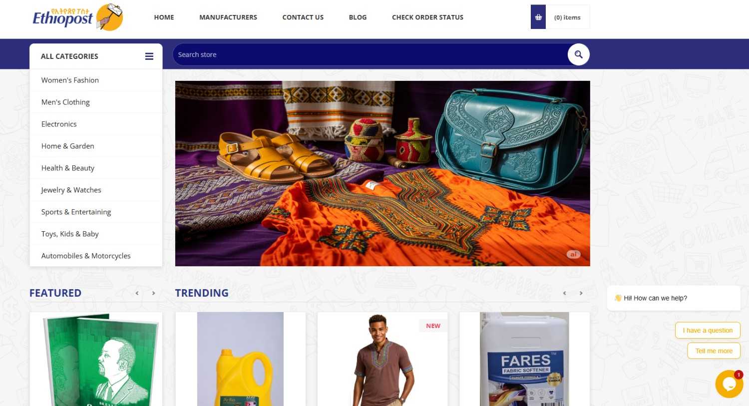 EthioPost Ecommerce Integration